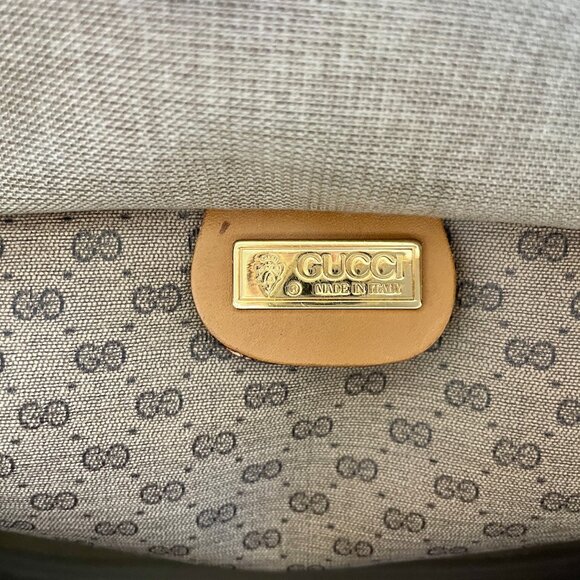 Authentic Vintage Gucci Travel Weekender Bag – Made in Italy - Picture 11 of 13